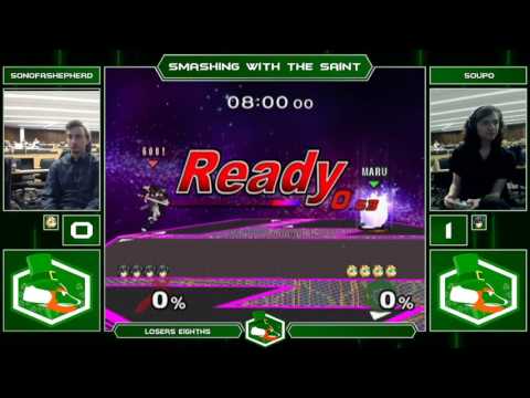 Smashing With The Saint Melee Singles - SonofaShepherd (Puff) vs Soupo (Marth) - Losers Eighths