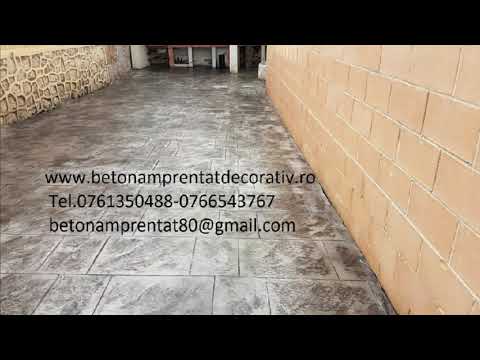 Beton Amprentat Soca -Timiș Tel.0761350488 -0766543767