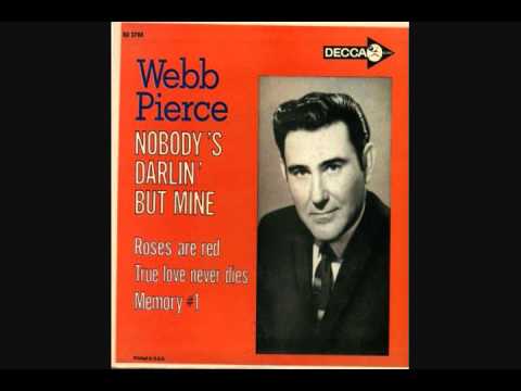 Webb Pierce ~ Here I Am Drunk Again
