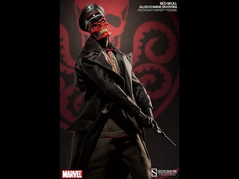 SIDESHOW  - RED SKULL -  ALLIED CHARGE ON HYDRA - PREMIUM FORMAT - FRENCH REVIEW FRANCAISE HD