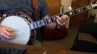 Don Reno's breaks to "The Bells Of Saint Mary's"