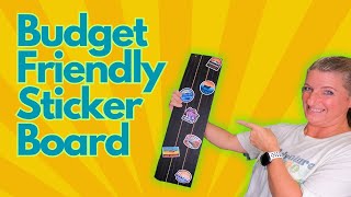 Budget-Friendly Travel Souvenirs Display  Dollar Tree RV Sticker Board and MagenetsHack