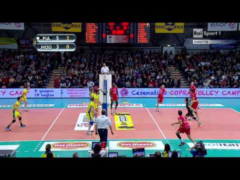 Copra Elior Piacenza 3 - 1 Casamodena [Highlights]