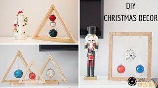 DIY Christmas Decor using scrap wood