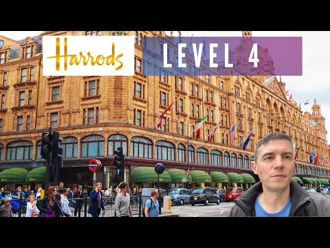 Harrods Level 4, Exploring London's Ultimate Luxury Shopping Paradise"