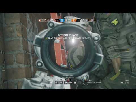 R6 Siege - Hostage on Bank (full frustrating match)