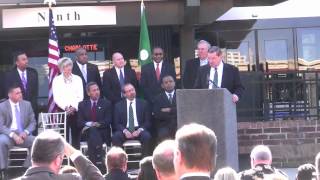 preview picture of video 'Light Rail Funding Ceremony, 10/16/2012 - Video #4'