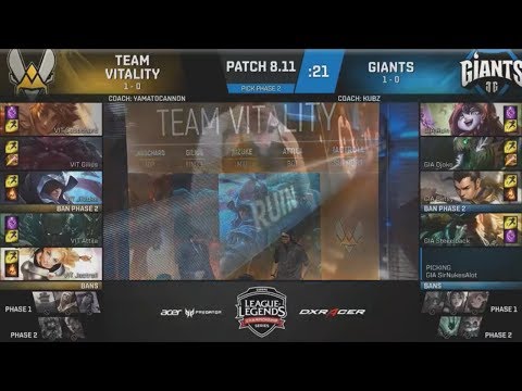 Lux Locked In   VIT VS GIA Highlights   2018 EU LCS Summer W1D2