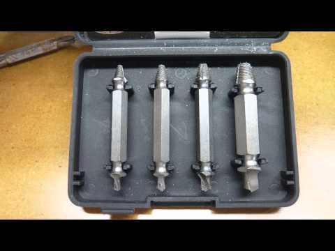 How to remove a damaged screw with a broken screw extractor