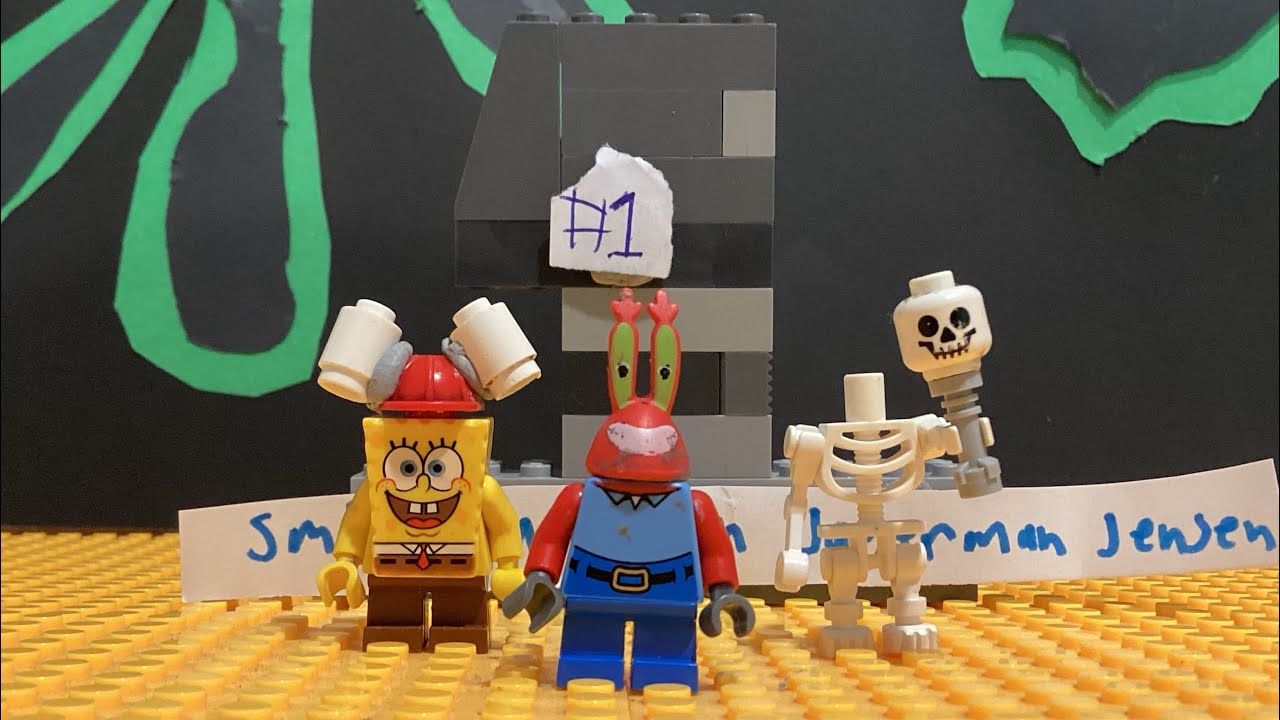 Lego SpongeBob stop motion: “One Krabs Trash”