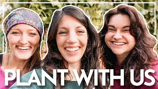 PLANT WITH US | Fall Garden Planting with @RootsandRefugeFarm + @WhisperingWillowFarm   VLOG