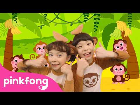 一起跟著小猴子跳舞吧 🐵 | 猴子香蕉 Remix | Pinkfong 官方 (Dance Along with Baby Monkey 🐵 | Monkey Banana Remix | Pinkfong Official)