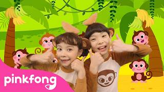 Download lagu Dance Along with Baby Monkey 🐵 | Monkey Banana Remix | Pinkfong  mp3