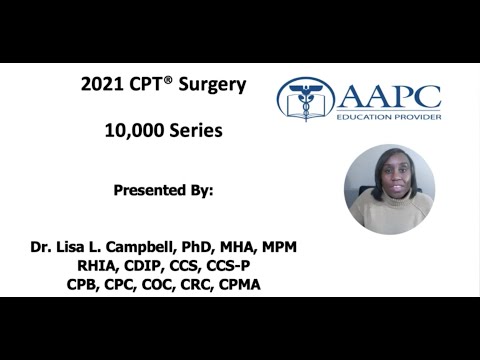 2021 CPT Coding-Surgery (10,000 Series)