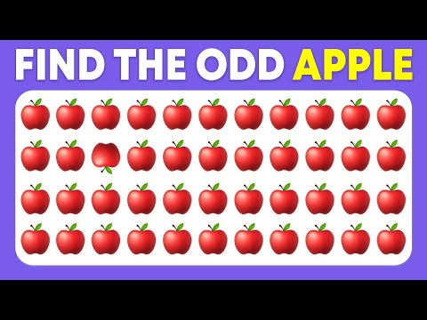 Find The Odd Emoji Out - Fruit Edition! 🍌 🍎 Spot The Difference Emoji Quiz | Easy, Medium, Hard