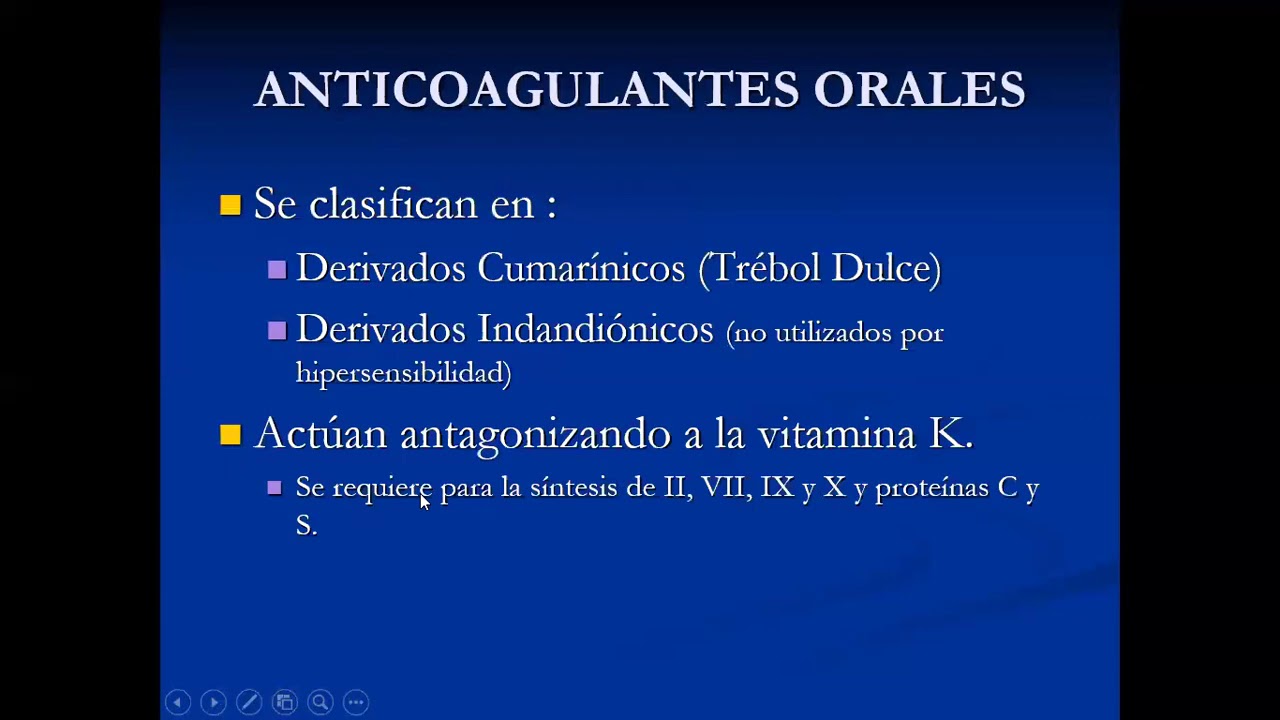 Anticoagulantes 2da parte
