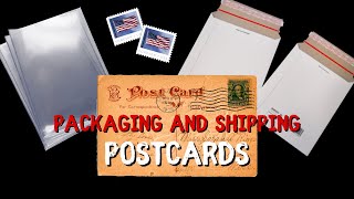 How To Package To Ship Vintage Postcards And Why I Just Quit Selling Them On Etsy.