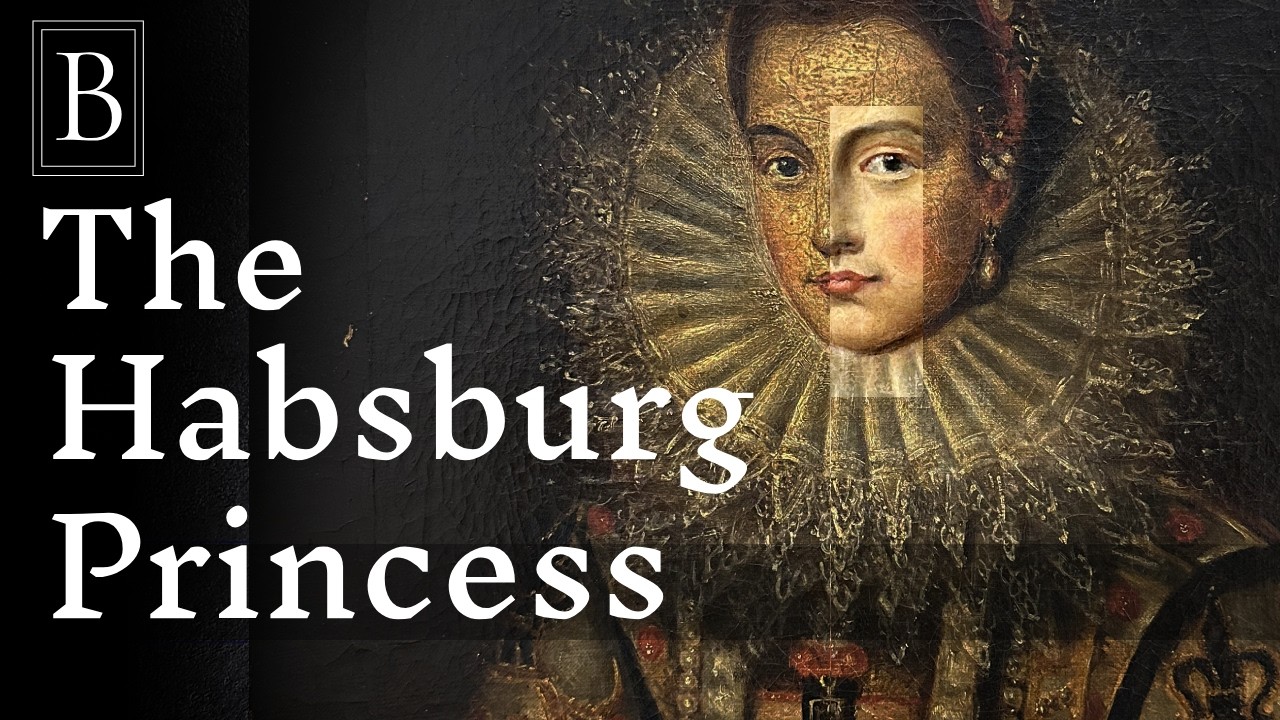 The Habsburg Princess full restoration of this mysterious painting