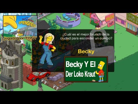 Los Simpson Springfield "Becky y el Der Loko Kraut" por Tony