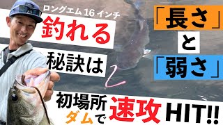 【バス釣り】初場所で速攻仕留める!ロングM１６インチ活用術 /水野浩聡