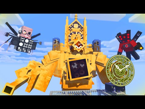 TooBizz - Monster School : SKIBIDI TOILET MULTIVERSE 01 - MECHA TITAN CLOCK MAN - Minecraft Animation