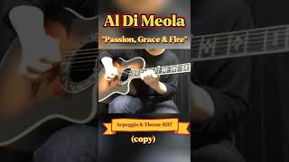 アルディメオラ "Passion, Grace &amp; Fire" のテーマリフを弾いてみた　#guitar #Shorts
