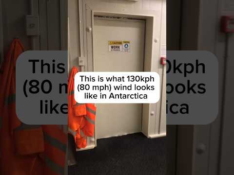 This ferocious storm is rattling & shaking our buildings in Antarctica. The biggest blizzard so far!