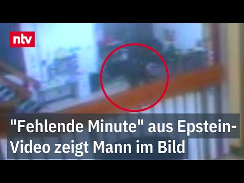 Epstein-Video: "Fehlende Minute" zeigt Mann im Bild - Sequenz gab es angeblich nicht
