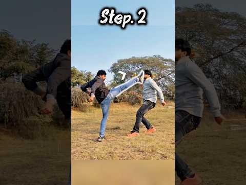 Front Push Kick Self-Defense 💥 Power, Balance & Control | #shorts #youtubeshorts #trending #video