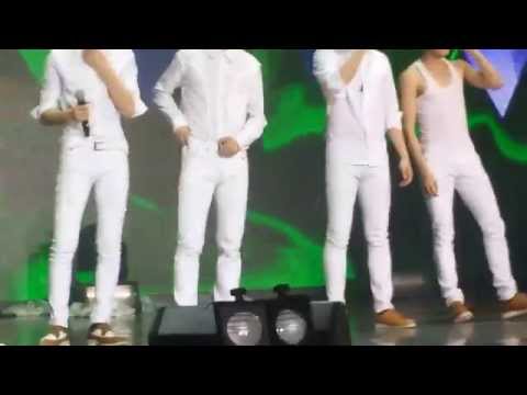 [140607] [fancam] INFINITE talk + cute moments. @ Music Bank in Brasil.