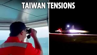 LIVE: Fighter jets take off as China holds military drills encircling Taiwan