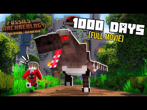 I Spent 1000 DAYS Building Jurassic Park In Minecraft! | Minecraft Dinosaurs [Full Movie]