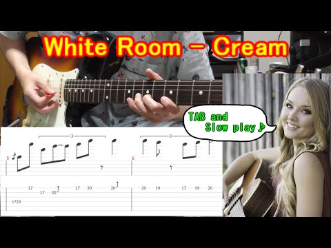 【TAB】White Room (full) / Cream - Guitar lesson - How to play