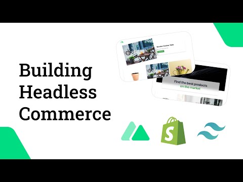 YouTube Video about Building Headless Commerce with Nuxt 3, Shopify, and TailwindCSS