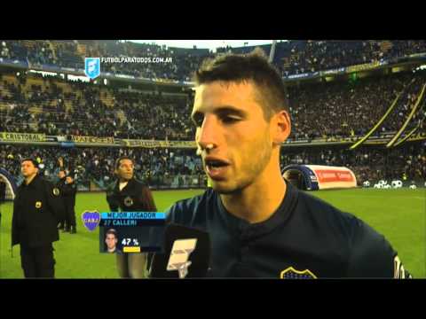 Calleri: "Carlitos te quita presión".Boca 2 - Quilmes 1. Fecha 17. Primera División 2015. FPT.