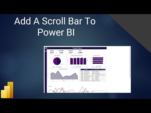 Add a scroll bar to your Power BI reports: Combine Multiple Pages into One Seamless View!