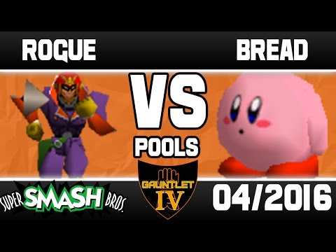 Rogue (Falcon) vs Bread (Kirby) - Gauntlet 4 : 64 Pools