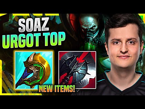 SOAZ PICKS URGOT WITH NEW ITEM DIVINE SUNDERER! - Soaz Plays Urgot TOP vs Kayle! | Preseason 11