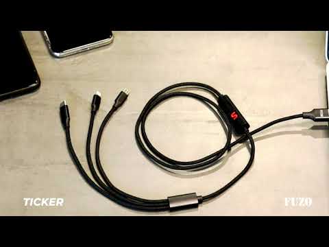 FUZO Ticker 3 in 1 Charging Timer Cable