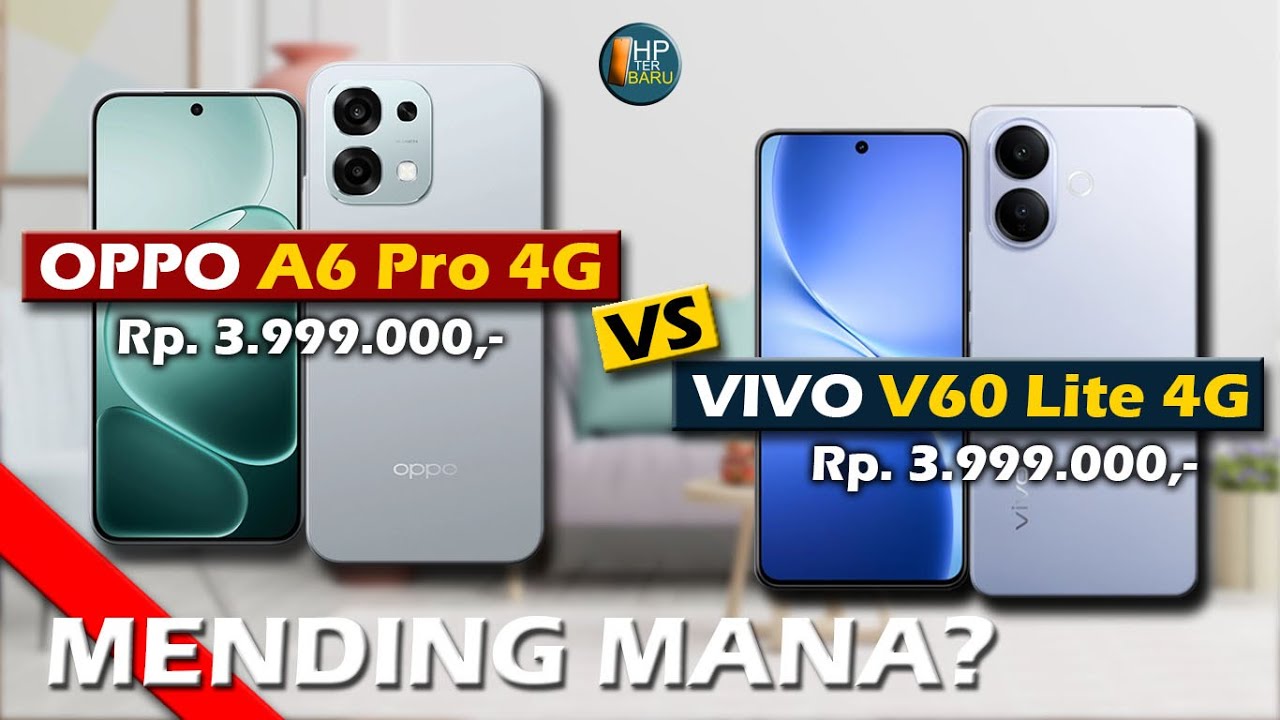 MENDING MANA OPPO A6 PRO 4G VS VIVO V60 LITE 4G