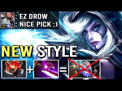 Epic Pro Madness Drow Ranger vs Hard Counter Tinker Axe Most Crazy Game Silver Edge Build WTF Dota 2