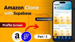 Download the video "Profile Screen UI Deisgning with FlutteFlow | Amazon Clone (part-5)"