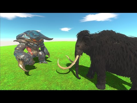 MAMMOTH vs RANTHORN - Animal Revolt Battle Simulator