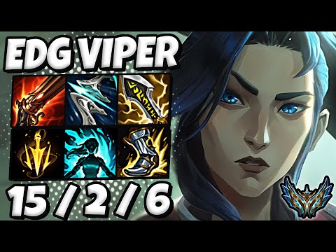 Caitlyn vs Ezreal ADC [ EDG Viper ] Patch 12.18 Korea Challenger ✅