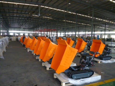 500KGS Hydraulic mini dumper tracked dumper truck