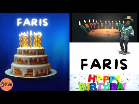 FARIS Happy Birthday Song and Dance - It's Your Birthday - Happy Birthday to You FARIS