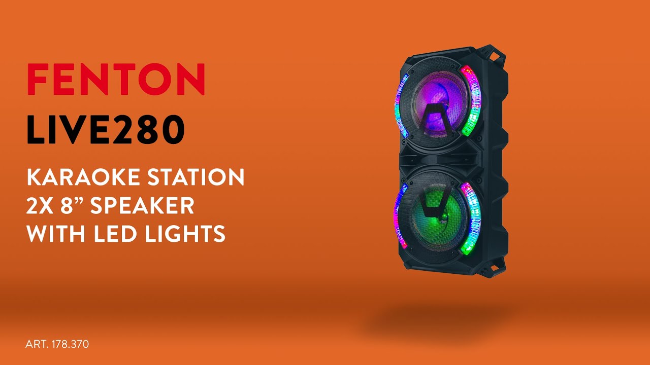 Fenton LIVE280 2x 8” 900W nešiojama kolonėlė