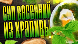 Рецепт простого, но очень вкусного супа из крапивы!
Нельзя не отметить несомненную пользу данного супа. 
Особенно, если не подвергать зелень длительной тепловой 
обработке - как и рекомендую в своем рецепте! Лучше всего