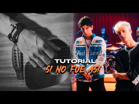Seven Kayne, Midel - SI NO FUE ASÍ || Tutorial guitarra (Bien explicado)
