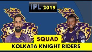 IPL 2019 | Official Team Squad Kolkata Knight Riders | KKR Full Players List 2019 VIVO IPL..